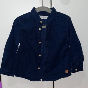 Zara Baby Corduroy Button Down